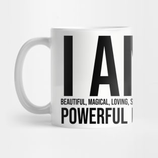 I am a powerful Black Woman, Black girl Magic, Black queen Mug